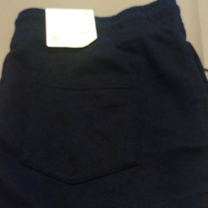 Extra large knit shorts. Hit above the knees